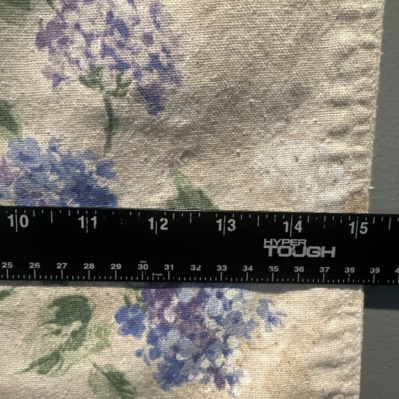 Pier One imports Floral table runner Beige Tassels Floral Pattern Holiday Decor - Picture 5 of 5